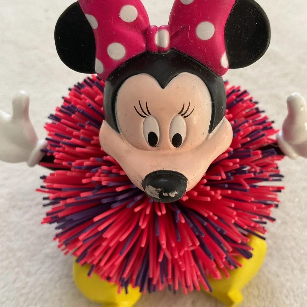 Vintage 90s Disney Minnie Mouse Koosh Toy Figure